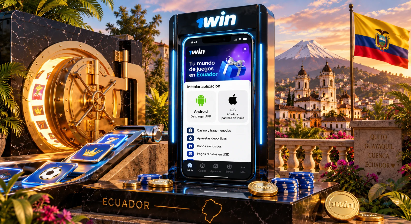 Descargar 1Win APK para Android en Ecuador
